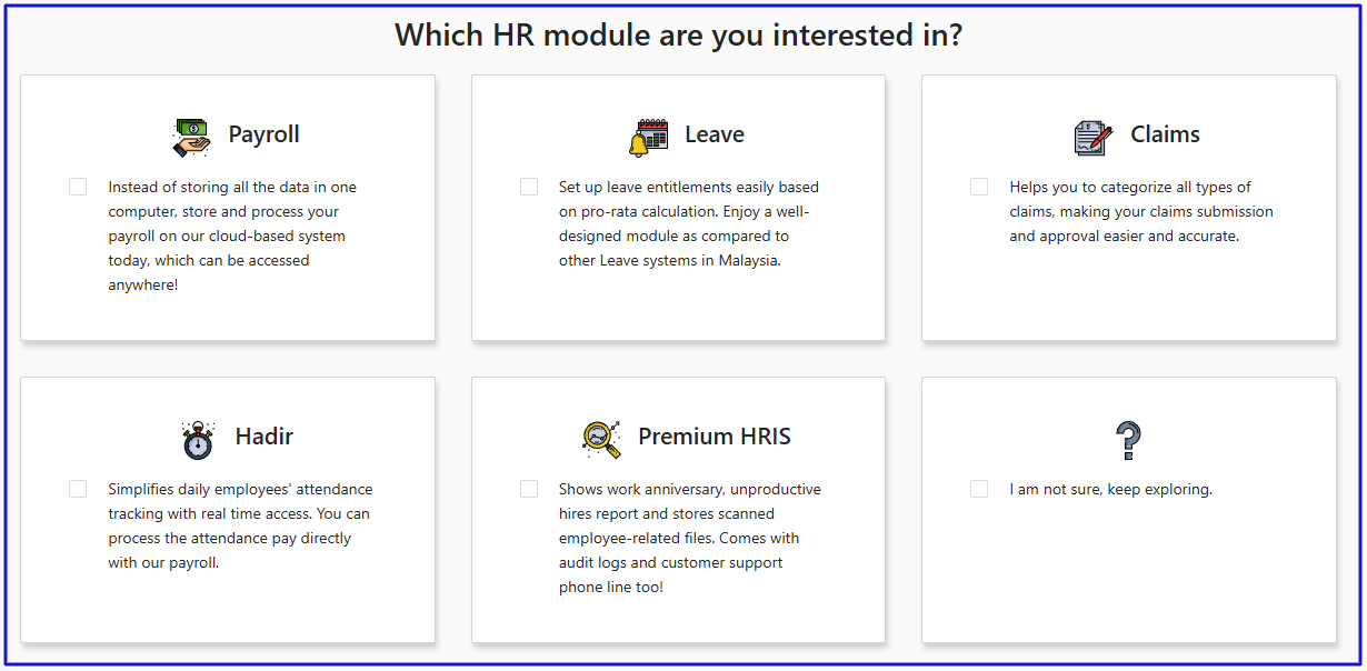 kakitangan payroll software dashboard