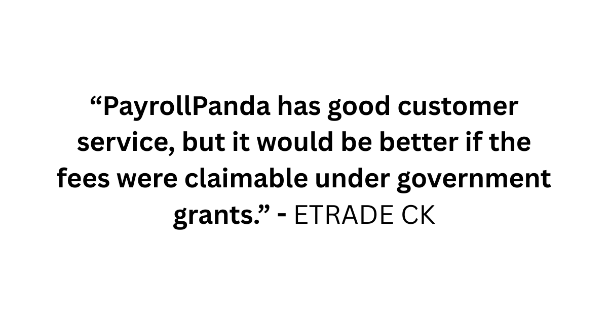 PayrollPanda customer support review